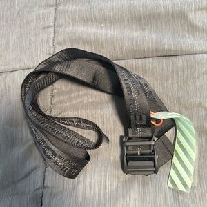 Authentic Off-White Black Industrial 2.0 Belt